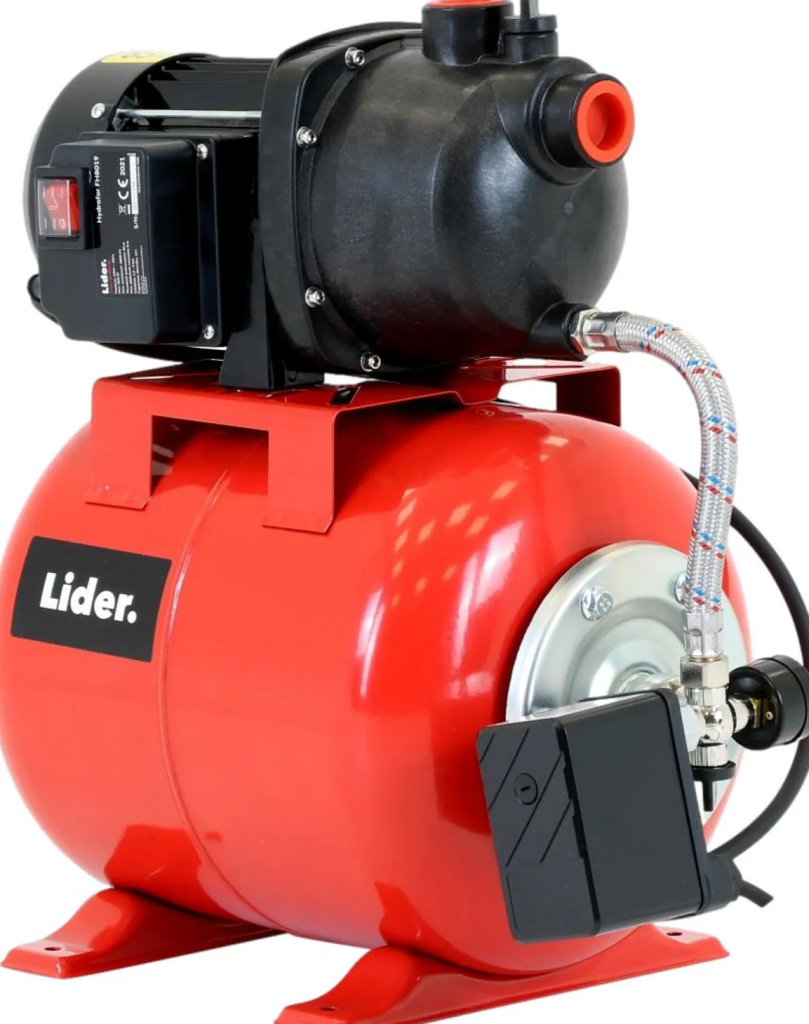 LIDER FH8019 ZESTAW HYDROFOROWY HYDROFOR POMPA DO WODY OGRODOWA 3000l/h HYDROFOR 800W ZE ZBIORNIKIEM 19L - OFICJALNY DYSTRYBUTOR - AUTORYZOWANY DEALER LIDER