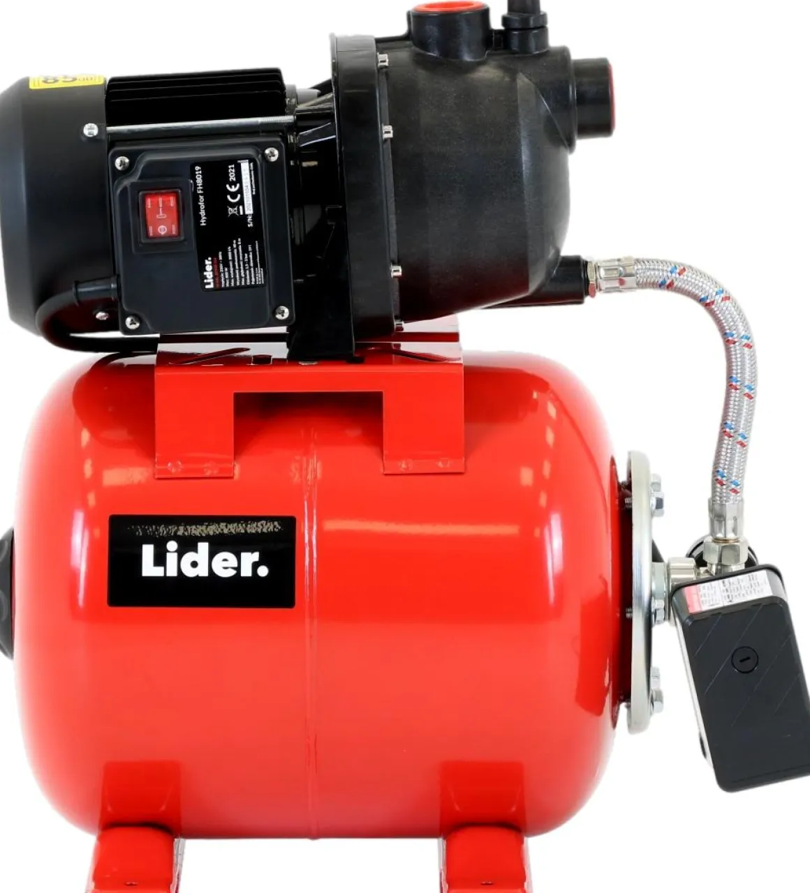 LIDER FH8019 ZESTAW HYDROFOROWY HYDROFOR POMPA DO WODY OGRODOWA 3000l/h HYDROFOR 800W ZE ZBIORNIKIEM 19L - OFICJALNY DYSTRYBUTOR - AUTORYZOWANY DEALER LIDER