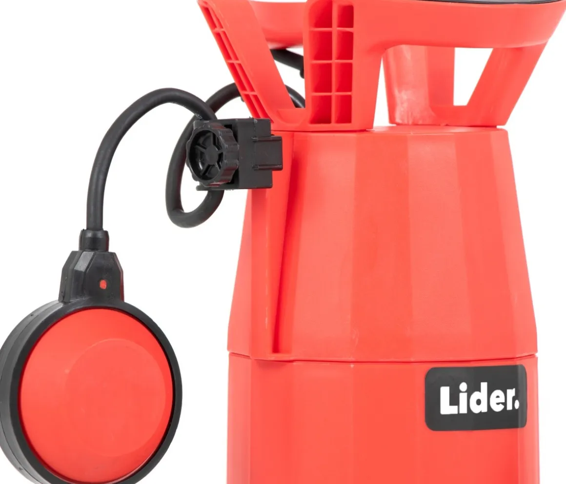 LIDER PBW900 POMPA ZANURZENIOWA ZATAPIALNA DO WODY BRUDNEJ CZYSTEJ OGRODOWA 900W 13000 l/h - OFICJALNY DYSTRYBUTOR - AUTORYZOWANY DEALER LIDER