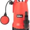 LIDER PWB400 POMPA ZANURZENIOWA ZATAPIALNA DO WODY BRUDNEJ CZYSTEJ OGRODOWA 450W 7500 l/h - OFICJALNY DYSTRYBUTOR - AUTORYZOWANY DEALER LIDER
