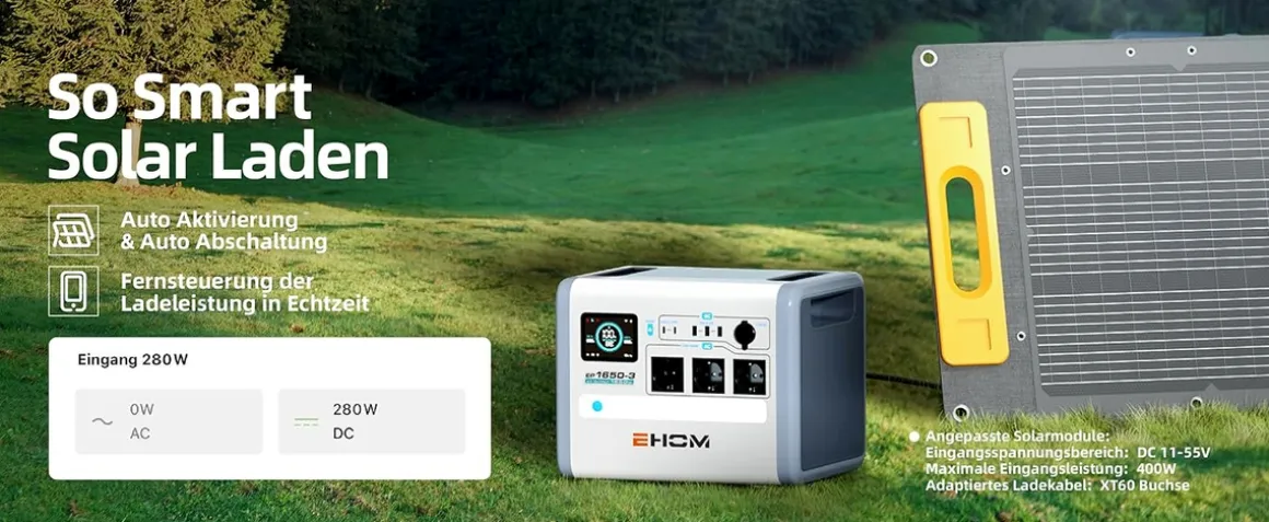 LONCIN EHOM EP1650-3 STACJA ZASILANIA BANK MAGAZYN ENERGI AGREGAT POWERBANK STACJA ZASILAJĄCA 1024Wh moc 1650VA EWIMAX - OFICJALNY DYSTRYBUTOR - AUTORYZOWANY DEALER LONCIN