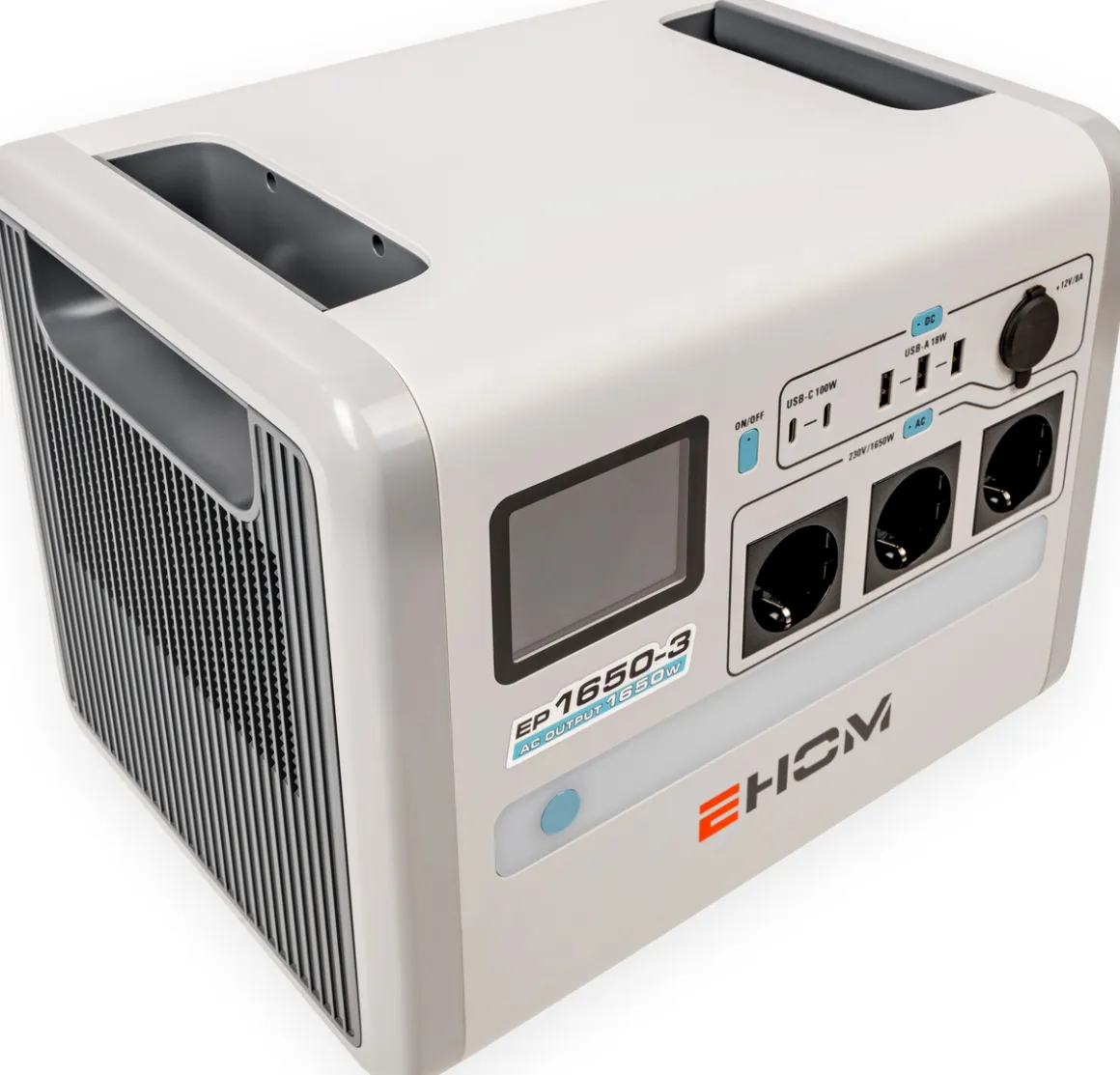 LONCIN EHOM EP1650-3 STACJA ZASILANIA BANK MAGAZYN ENERGI AGREGAT POWERBANK STACJA ZASILAJĄCA 1024Wh moc 1650VA EWIMAX - OFICJALNY DYSTRYBUTOR - AUTORYZOWANY DEALER LONCIN