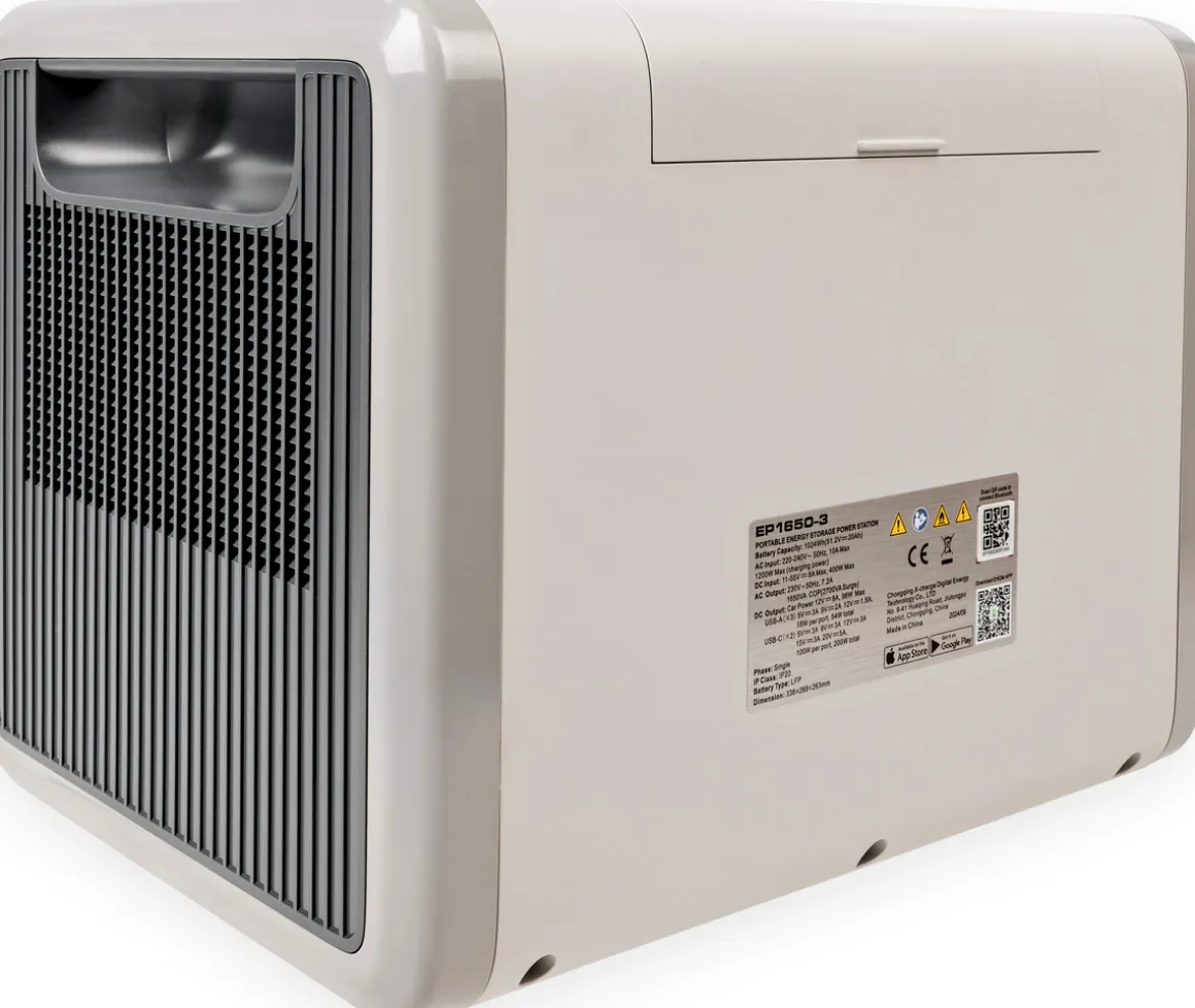LONCIN EHOM EP1650-3 STACJA ZASILANIA BANK MAGAZYN ENERGI AGREGAT POWERBANK STACJA ZASILAJĄCA 1024Wh moc 1650VA EWIMAX - OFICJALNY DYSTRYBUTOR - AUTORYZOWANY DEALER LONCIN