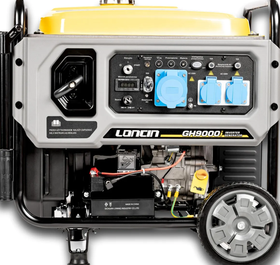LONCIN GH9000I AGREGAT GENERATOR INWERTOROWY PRĄDOTWÓRCZY INWERTEROWY WALIZKOWY 230V 7.5 KW ESTART - ROZRUSZNIK - EWIMAX - OFICJALNY DYSTRYBUTOR - AUTORYZOWANY DEALER CEDRUS