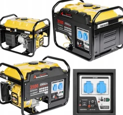 LONCIN LC3500-AS MOCNY AGREGAT GENERATOR PRĄDOTWÓRCZY 2x230V AVR  3,1kW -  EWIMAX OFICJALNY DYSTRYBUTOR - AUTORYZOWANY DEALER LONCIN