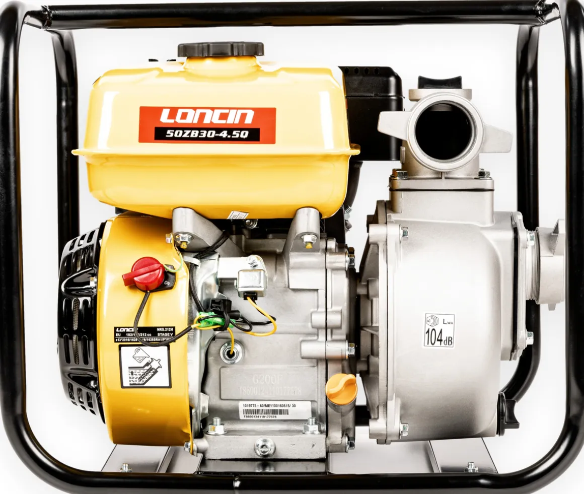 LONCIN LC50ZB30-4.5Q MOTOPOMPA POMPA STRAŻACKA SPALINOWA DO WODY CZYSTEJ WYSOKOWYDAJNA 30000 l/h 30m3/h - EWIMAX OFICJALNY DYSTRYBUTOR - AUTORYZOWANY DEALER LONCIN
