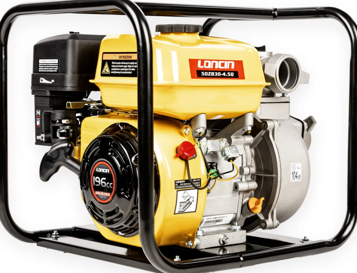 LONCIN LC50ZB30-4.5Q MOTOPOMPA POMPA STRAŻACKA SPALINOWA DO WODY CZYSTEJ WYSOKOWYDAJNA 30000 l/h 30m3/h - EWIMAX OFICJALNY DYSTRYBUTOR - AUTORYZOWANY DEALER LONCIN