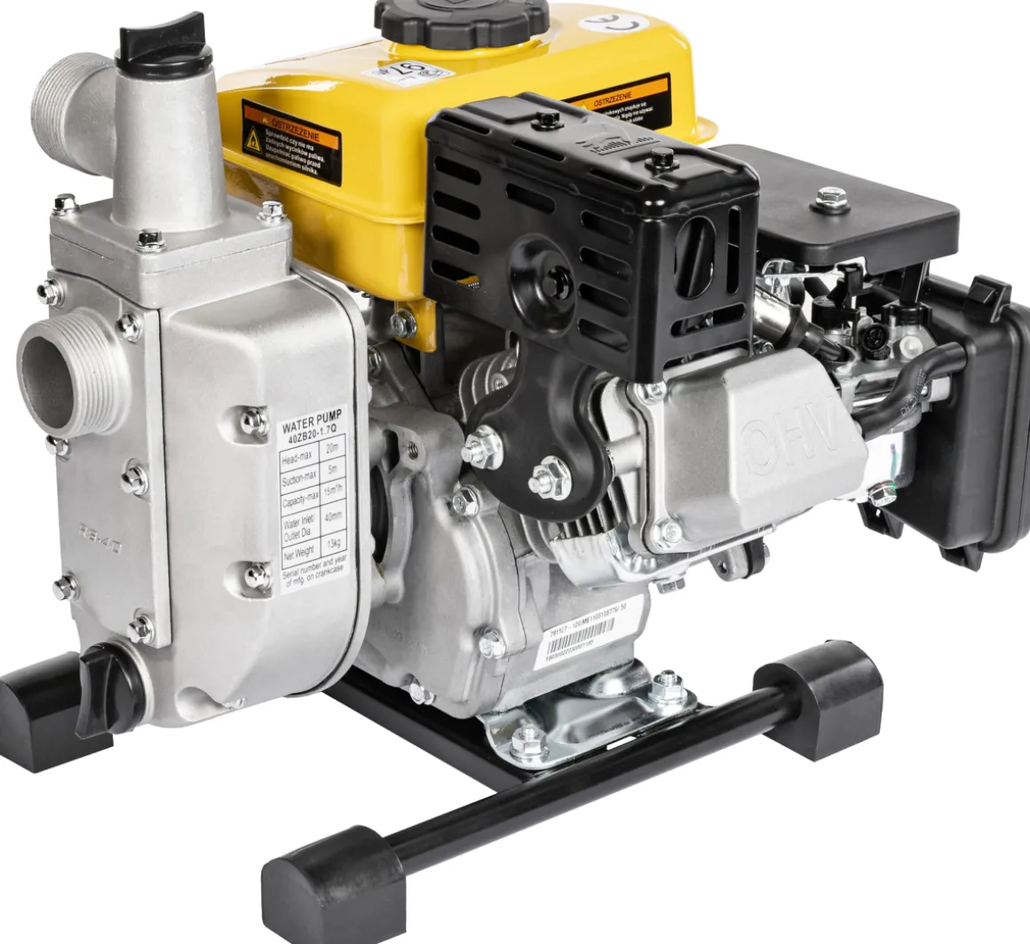 LONCIN LC40ZB20-1.7Q MOTOPOMPA POMPA STRAŻACKA SPALINOWA DO WODY BRUDNEJ CZYSTEJ WYSOKOWYDAJNA 15000 l/h 15m3/h - EWIMAX OFICJALNY DYSTRYBUTOR - AUTORYZOWANY DEALER LONCIN