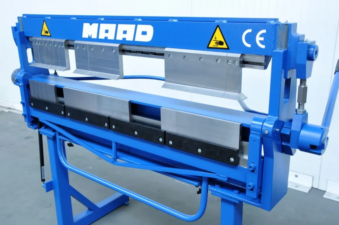 MAAD HSS-1270/1.2 ZAGINARKA GIĘTARKA SEGMENTOWA 1270x1,2mm