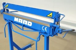 MAAD ZG 1100 / 0.8 mm ZAGINARKA GIĘTARKA KRAWĘDZIARKA DEKARSKA DO BLACHY Z CIĘCIEM MAAD ZG-1100/0.8 mm