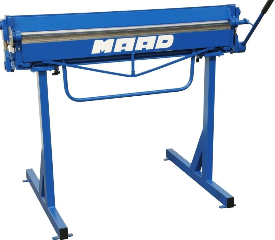 MAAD ZG 1100 / 0.8 mm ZAGINARKA GIĘTARKA KRAWĘDZIARKA DEKARSKA DO BLACHY Z CIĘCIEM MAAD ZG-1100/0.8 mm