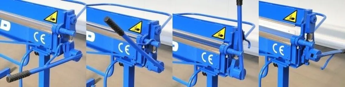 MAAD ZG 1100 / 0.8 mm ZAGINARKA GIĘTARKA KRAWĘDZIARKA DEKARSKA DO BLACHY Z CIĘCIEM MAAD ZG-1100/0.8 mm