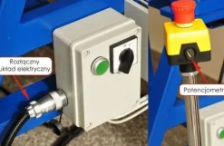 MAAD ZW-2000/0.6/EL WALCARKA ZWIJARKA ELEKTRYCZNA 1-FAZOWA WALCE DO BLACHY MAAD ZW-2000 /0.6mm EL