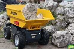 MasterCut AU-ED500 WOZIDŁO TRANSPORTER AKUMULATOROWY BUDOWLANY OGRODOWY TACZKA WYWROTKA ELEKTRYCZNA 48V, 32AH, 500KG