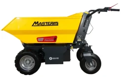 MasterCut AU-ED500 WOZIDŁO TRANSPORTER AKUMULATOROWY BUDOWLANY OGRODOWY TACZKA WYWROTKA ELEKTRYCZNA 48V, 32AH, 500KG