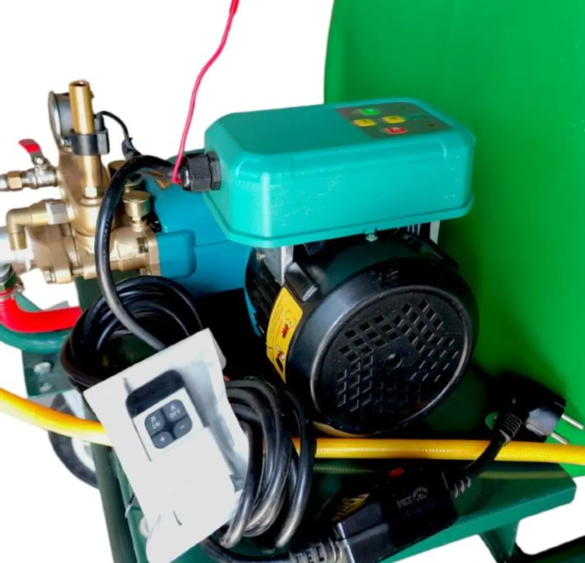MasterCut FH-36F OPRYSKIWACZ WÓZKOWY ELEKTRYCZNY JEZDNY TACZKOWY WÓZKOWY NA KOŁACH 160L ZASILANIE 230V 50HZ