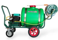 MasterCut FH-36F OPRYSKIWACZ WÓZKOWY ELEKTRYCZNY JEZDNY TACZKOWY WÓZKOWY NA KOŁACH 160L ZASILANIE 230V 50HZ