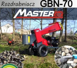 MASTERCUT GBN-70 ROZDRABNIACZ SPALINOWY REBAK WALCOWY DO GAŁĘZI POLANIARKA 7cm / 7KM