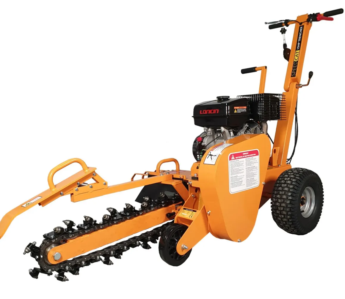 MASTERCUT GBT-150 SPEEDCAT KOPARKA ŁAŃCUCHOWA OGRODOWA OGRODNICZA SPALINOWA MINIKOPARKA DO UKŁADANIA RUR, PRZEWODÓW, KABLI itp. 15 KM / 60cm