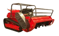 MASTERCUT JFRC100S KOSIARKA BIJAKOWA ROBOT KOSZĄCY ZDALNIE STEROWANY KOSIARKA HYBRYDOWA GĄSIENICOWA SPALINOWA TRAKTOREK POD PANELE Z NAPĘDEM NA PILOTA FOTOWOLTAIKA 100cm