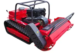 MASTERCUT JFRC100S KOSIARKA BIJAKOWA ROBOT KOSZĄCY ZDALNIE STEROWANY KOSIARKA HYBRYDOWA GĄSIENICOWA SPALINOWA TRAKTOREK POD PANELE Z NAPĘDEM NA PILOTA FOTOWOLTAIKA 100cm