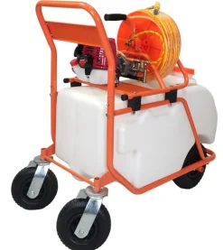 MASTERCUT KF-90-C2 OPRYSKIWACZ WÓZKOWY SPALINOWY JEZDNY TACZKOWY 90 L