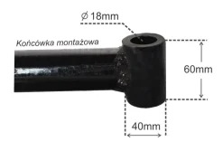 MASTERCUT MC370-08 PRZYCZEPKA PRZYCZEPA Z FOTELEM SIEDZENIEM DO TRAKTORA JEDNOOSIOWEGO MASTERCUT MC370 / CEDRUS TJ01,TJ02