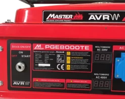 MASTERCUT PGE8000TE AGREGAT PRĄDOTWÓRCZY GENERATOR PRĄDU 6,5KW 230/400V 18KM ESTART