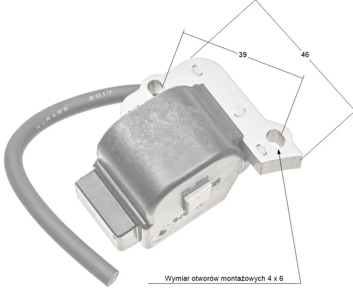 Moduł zapłonowy Kawasaki TJ45E bordo 21171-0709