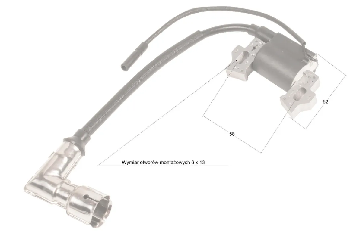 Moduł zapłonowy Loncin cewka LC165F-3H CZĘŚĆ ORYGINALNA 270920403-0001