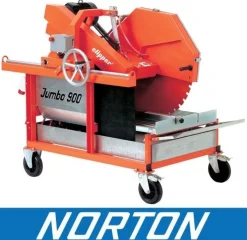NORTON CLIPPER JUMBO 900 PIŁA PILARKA PRZECINARKA MURARSKA STOŁOWA STOLIKOWA DO KAMIENIA PUSTAKÓW BLOKÓW BUDOWLANA Ø 900mm - OFICJALNY DYSTRYBUTOR - AUTORYZOWANY DEALER NORTON CLIPPER