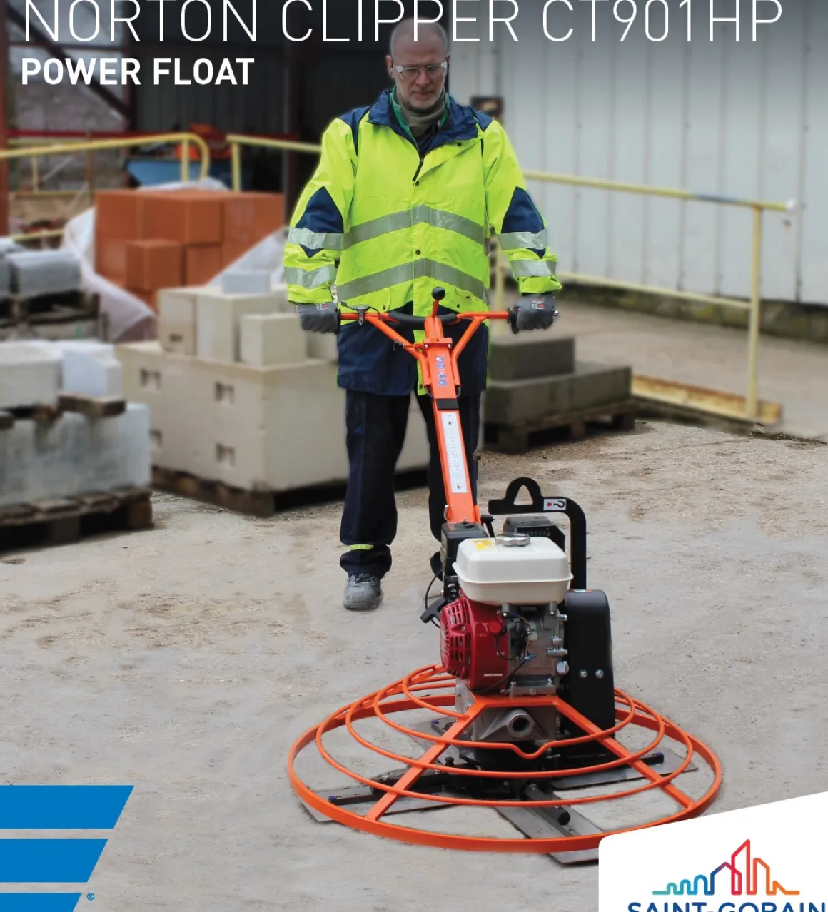 NORTON CLIPPER MTA36 30.3 ZACIERACZKA ELEKTRYCZNA DO BETONU POSADZEK HYDRAULICZNA - ø 900mm + TALERZ GRATIS - OFICJALNY DYSTRYBUTOR - AUTORYZOWANY DEALER NORTON CLIPPER