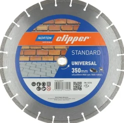 NORTON CLIPPER TARCZA DIAMENTOWA UNIWERSALNA NORTON CLIPPER CLASSIC UNIVERSAL LASER 350-10X3 350mm X 25,4mm OFICJALNY DYSTRYBUTOR - AUTORYZOWANY DEALER NORTON CLIPPER