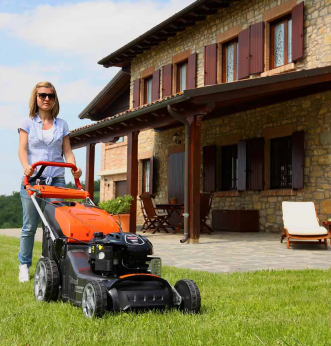OLEO MAC G 48 TK ALLROAD 4 KOSIARKA SPALINOWA DO TRAWY Z NAPĘDEM 2000m2 KLASA PREMIUM 66119182E5 - OFICJALNY DYSTRYBUTOR - AUTORYZOWANY DEALER OLEO-MAC