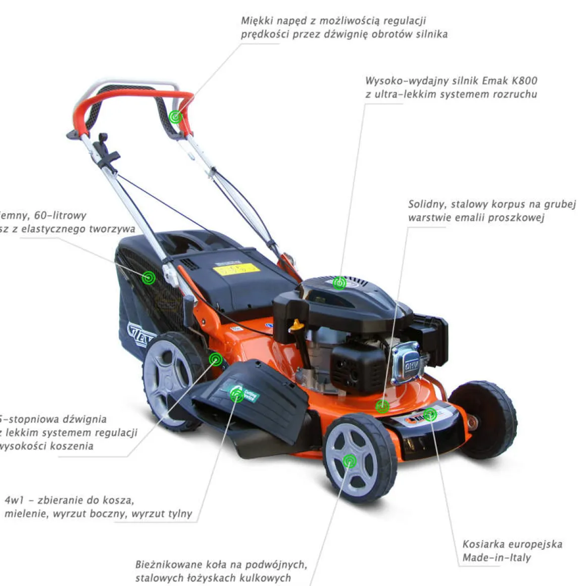 OLEO MAC GV 53 TK ALLROAD 4 KOSIARKA SPALINOWA DO TRAWY Z NAPĘDEM 6.5KM GV53 2000m2 PREMIUM 66239033E5 -OFICJALNY DYSTRYBUTOR - AUTORYZOWANY DEALER OLEO-MAC
