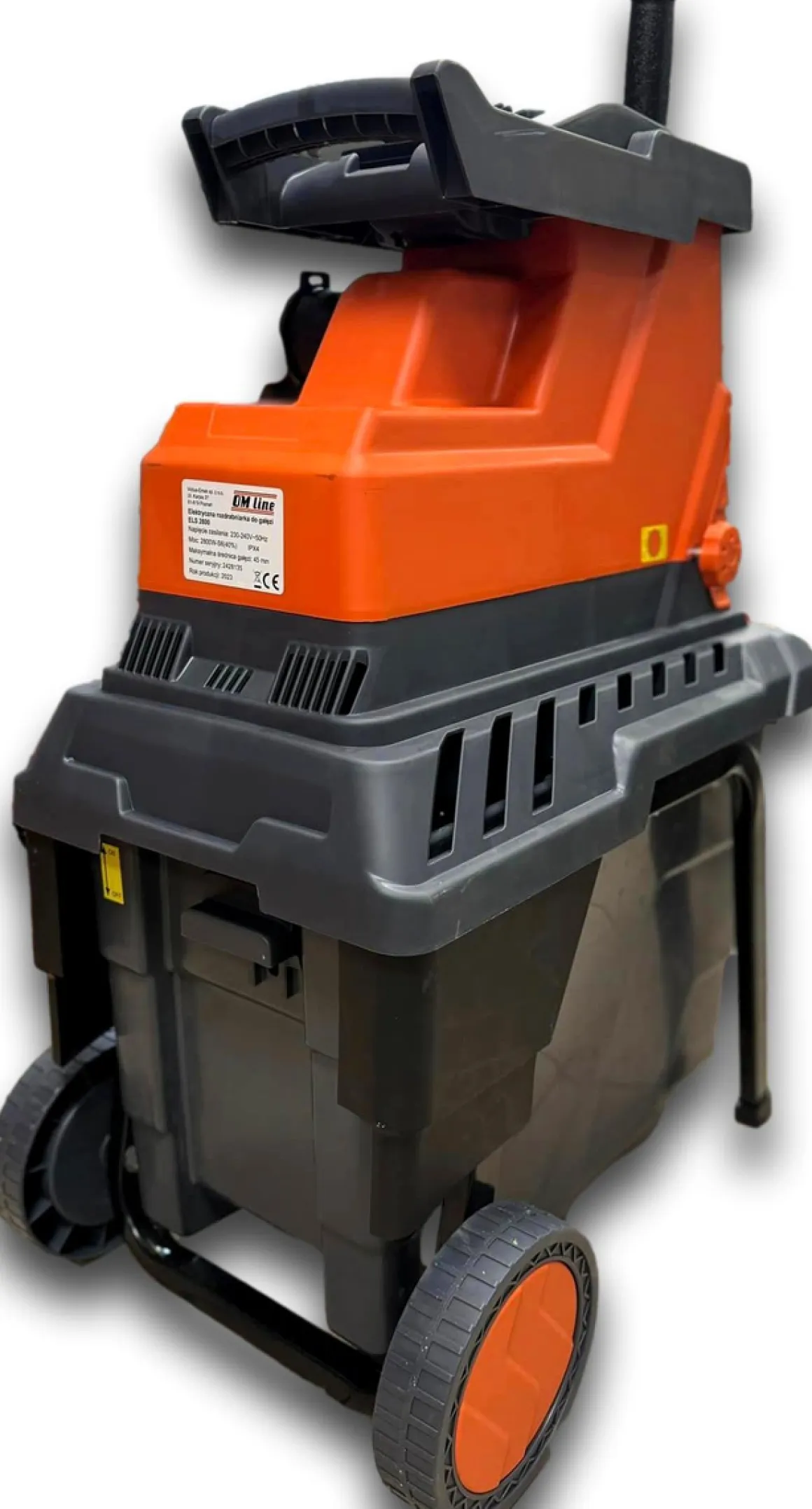 OLEO-MAC OM-LINE ELS 2800 ROZDRABNIACZ ELEKTRYCZNY FREZOWY ZĘBATKOWY NA FREZ ROZDRABNIARKA RĘBAK DO GAŁĘZI 2800W / 45mm OO-OTHELS2800 - OFICJALNY DYSTRYBUTOR - AUTORYZOWANY DEALER OLEO-MAC