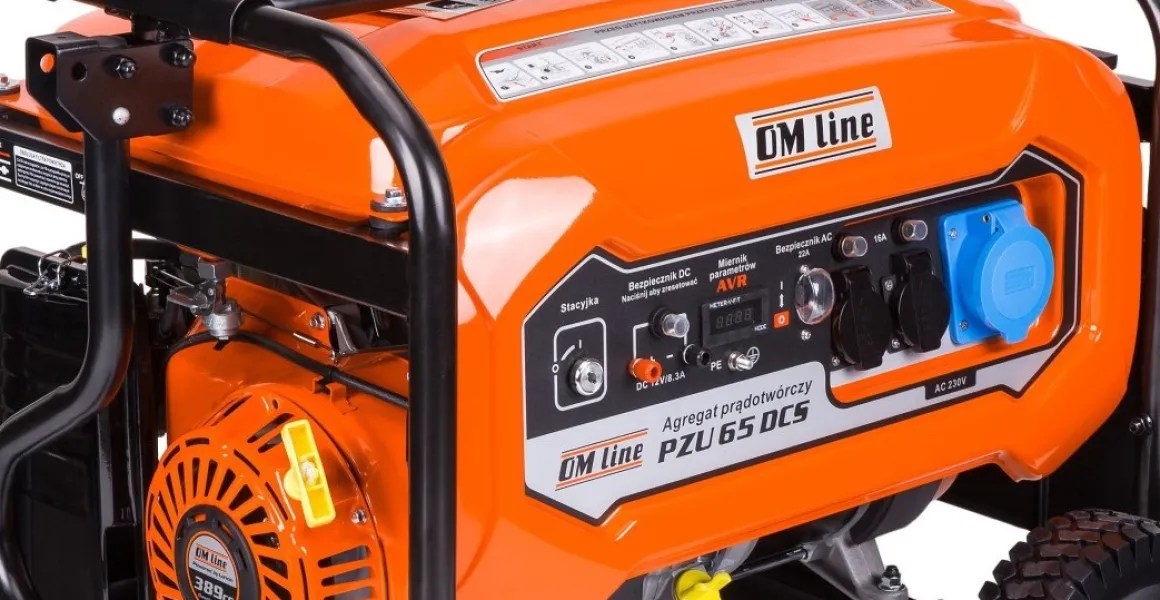 OLEO MAC OM LINE PZU 65 DCS AGREGAT GENERATOR PRĄDOTWÓRCZY 3x230V AVR 5,5 KW - OFICJALNY DYSTRYBUTOR - AUTORYZOWANY DEALER OLEO MAC
