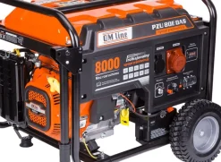 OLEO MAC OM LINE PZU 80E DAS AGREGAT GENERATOR PRĄDOTWÓRCZY 230V 400V z AVR ESTART ROZRUSZNIK 6,5 KW - OFICJALNY DYSTRYBUTOR - AUTORYZOWANY DEALER OLEO MAC