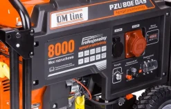 OLEO MAC OM LINE PZU 80E DAS AGREGAT GENERATOR PRĄDOTWÓRCZY 230V 400V z AVR ESTART ROZRUSZNIK 6,5 KW - OFICJALNY DYSTRYBUTOR - AUTORYZOWANY DEALER OLEO MAC