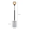 Łopata szpadel prosty FISKARS Xact 1066730 1003681 stal borowa 120 cm ogrodowa