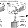 PANSAM A045120 WCIĄGARKA WYCIĄGARKA ELEKTRYCZNA LINOWA 1050W 800kg EWIMAX - OFICJALNY DYSTRYBUTOR - AUTORYZOWANY DEALER PANSAM