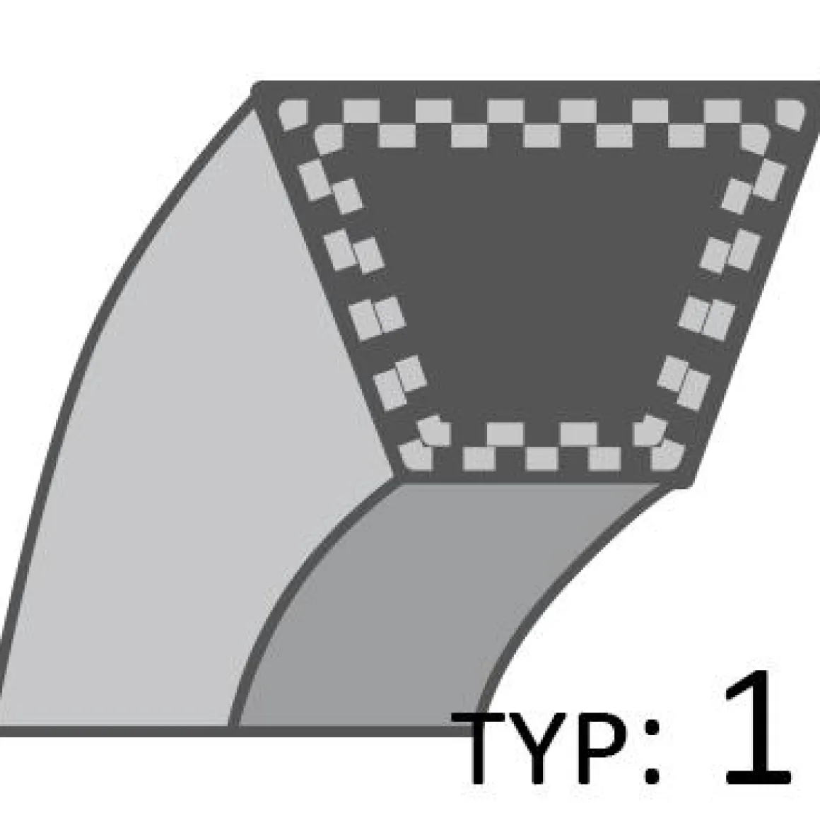 Pasek Ferris SPB4145 FS2T 163.4EL CZĘŚĆ ORYGINALNA 5103675