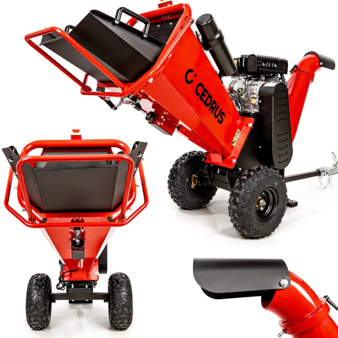 Profesjonalny rozdrabniacz spalinowy Cedrus RB02 PRO 12cm