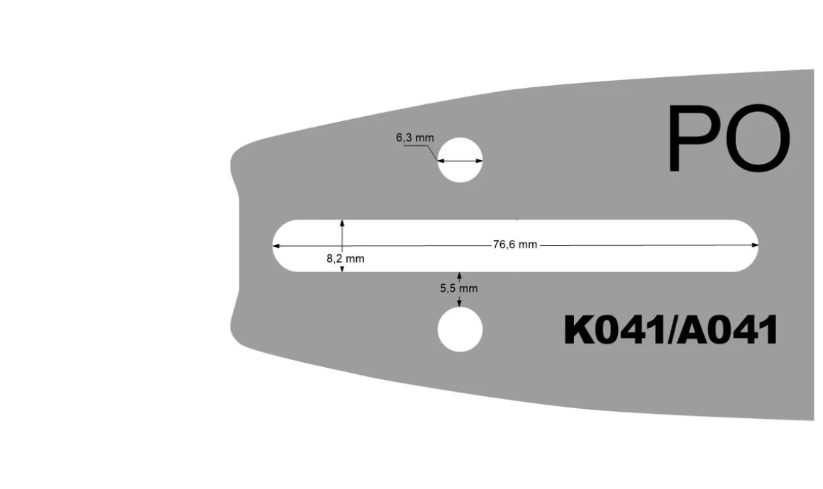 Prowadnica 18 .325 1.3mm 72E 11Z Cedrus PO18-50EH
