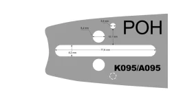 Prowadnica 18 .325 1.5mm K095 SUGIHARA BM2L-8J45-A