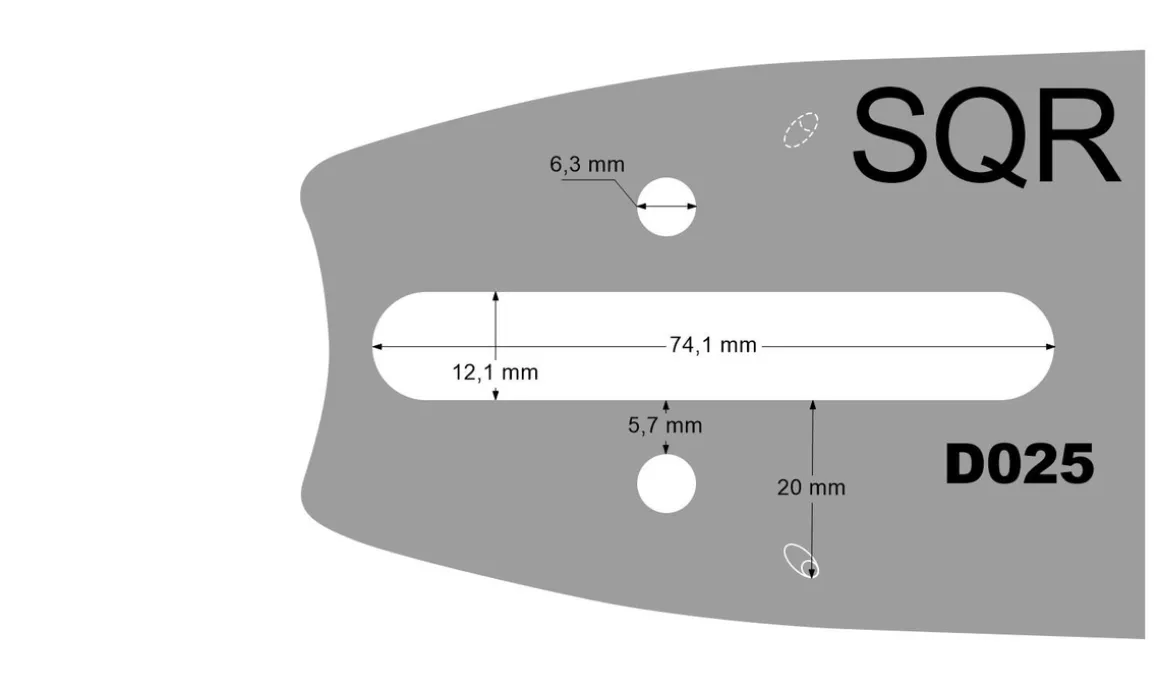 Prowadnica 15 3/8 1.6mm Stihl SQR15-63ER
