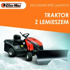 PŁUG DO ŚNIEGU ŚNIEŻNY LEMIESZ DO TRAKTORKA OGRODOWEGO OM92 / OM102 OM 92 / OM 102 - 68120019S  - OFICJALNY DYSTRYBUTOR -AUTORYZOWANY DEALER OLEO-MAC