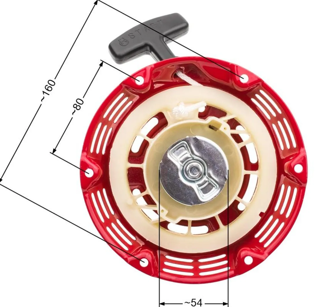 Rozrusznik agregatu chińskiego Lifan Kipor Loncin Zongshen 168 metalowe zabieraki T4 NZ558