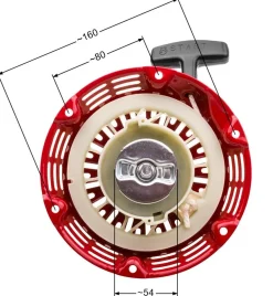 Rozrusznik agregatu chińskiego Lifan Kipor Loncin Zongshen 168 metalowe zabieraki T2 NZ556