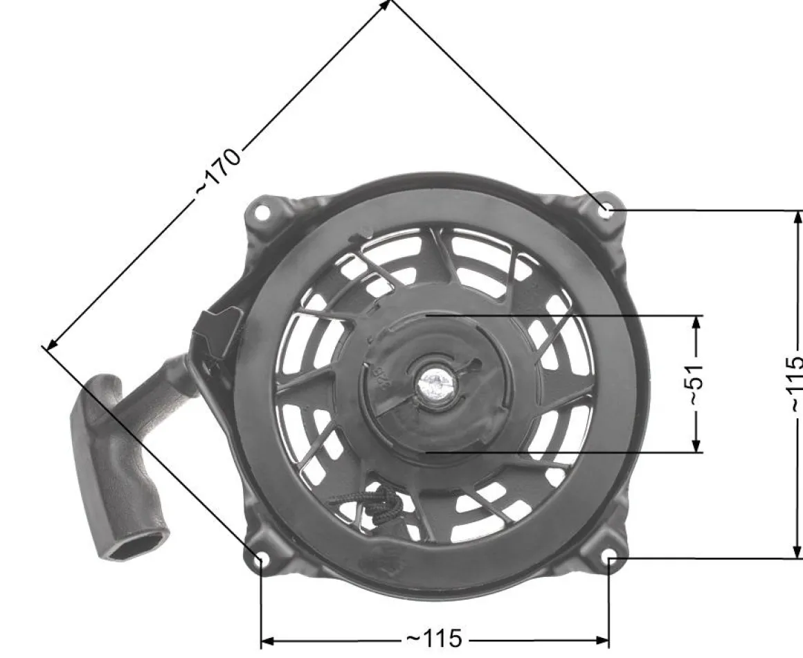 Rozrusznik B&S Quantum zam. 497680 NZ545